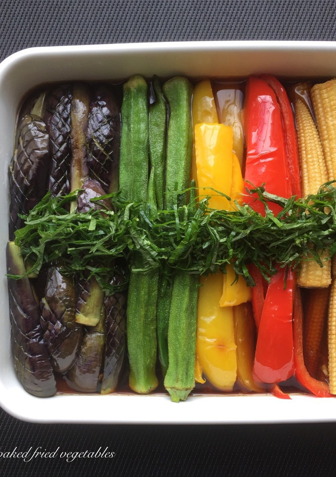 夏野菜の揚げ浸し-レシピのメイン写真