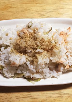 塩鮭と茗荷の混ぜ御飯♪塩味♡朝ご飯にも♡-レシピのメイン写真