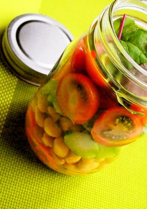 旬の夏野菜たっぷり！メイソンジャーサラダ-レシピのメイン写真