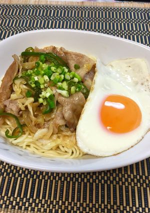 焼肉のっけ麺-レシピのメイン写真