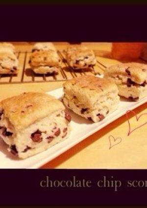 サクふわっ♬チョコチップスコーン-レシピのメイン写真