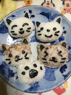 にゃんこおにぎり♡簡単!キャラ弁*-レシピのメイン写真