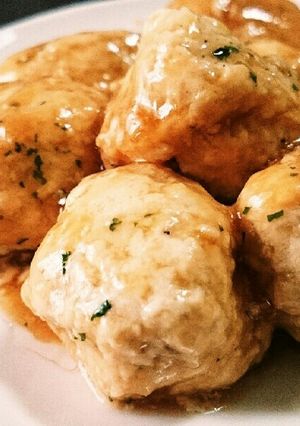 ふわりっ 鶏肉と豆腐の中華肉団子〜-レシピのメイン写真
