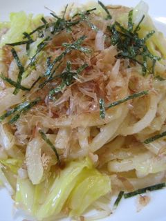 5分で出来るタラマヨ焼きうどん♪-レシピのメイン写真
