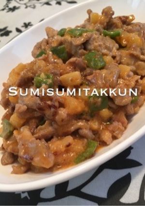 豚コマ肉とパインのオーロラソテー♡-レシピのメイン写真