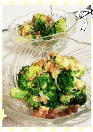 ブロッコリーの納豆サラダ-レシピのメイン写真