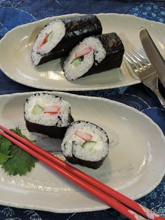 クリームチーズとカニカマ巻き寿司-レシピのメイン写真
