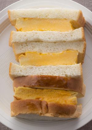 厚焼き玉子サンド-レシピのメイン写真