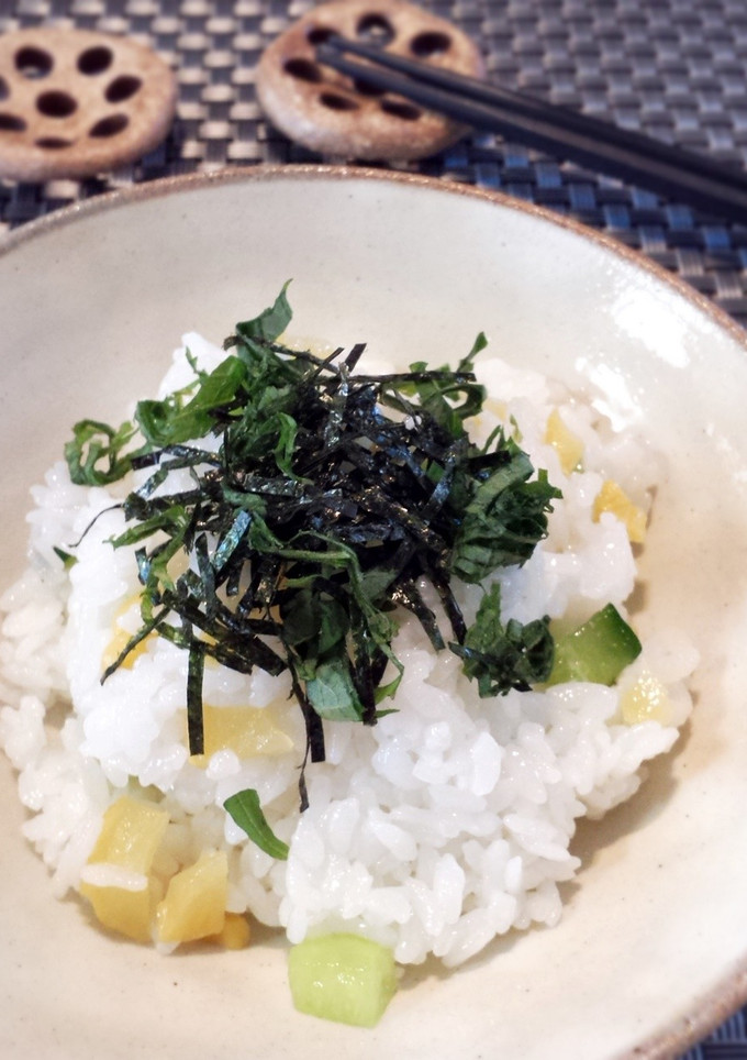缶詰たくあんと胡瓜の混ぜ寿司-レシピのメイン写真