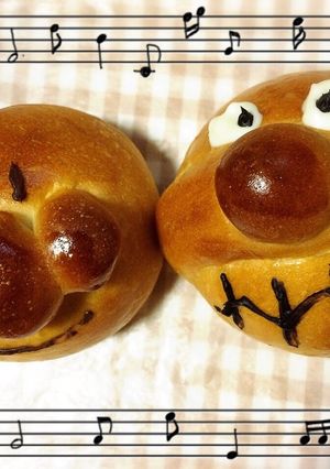 アンパンマン&バイキンマンパン-レシピのメイン写真