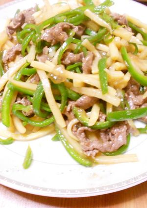 簡単!青椒肉絲(チンジャオロース)-レシピのメイン写真