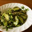 簡単キュウリの胡麻和え
