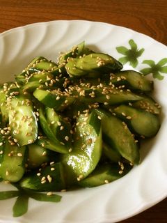 簡単キュウリの胡麻和え-レシピのメイン写真