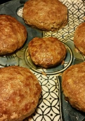弱火でふっくらハンバーグ(科学的焼き方)-レシピのメイン写真