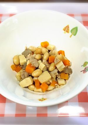 五目豆　給食-レシピのメイン写真