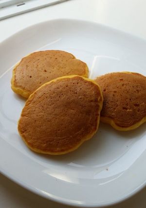 人参ジュースレシピ【人参ホットケーキ】-レシピのメイン写真