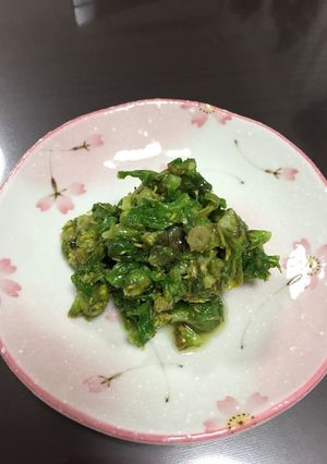 ふきのとうオリーブオイル和え-レシピのメイン写真