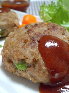 ☆夏☆とうもろこしと枝豆のハンバーグ-レシピのメイン写真