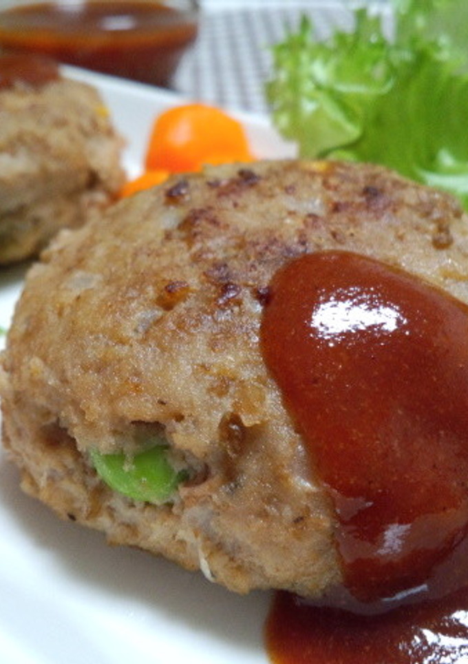 ☆夏☆とうもろこしと枝豆のハンバーグ-レシピのメイン写真