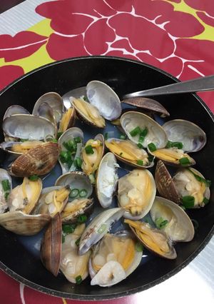 あさりの酒蒸し-レシピのメイン写真