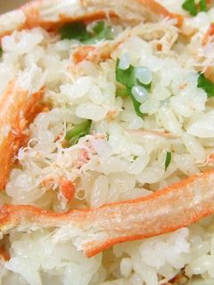 ダイエット(^0^;)カニの炊き込みご飯-レシピのメイン写真