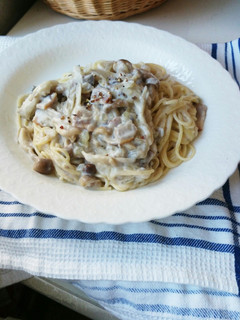 キャンベルマッシュルーム缶のきのこパスタ-レシピのメイン写真