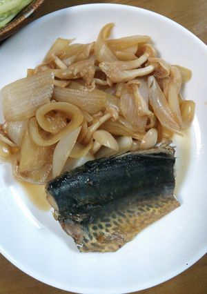 さば煮 つけあわせは玉ねぎ♪-レシピのメイン写真
