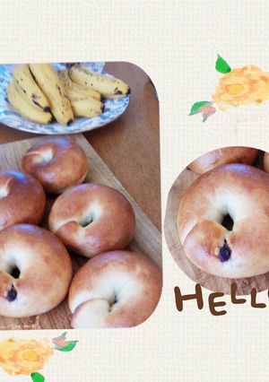 チョコバナナ♡リングパン-レシピのメイン写真