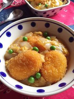 ひとりご飯＊コロッケ丼。 by きいのこ。 【クックパッド】 簡単