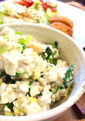 簡単5分!薬味たっぷり豆腐ご飯-レシピのメイン写真