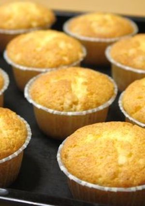 レモンとホワイトチョコのカップケーキ-レシピのメイン写真