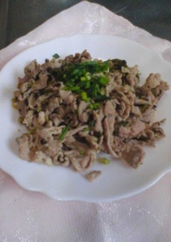 豚と高菜炒め-レシピのメイン写真