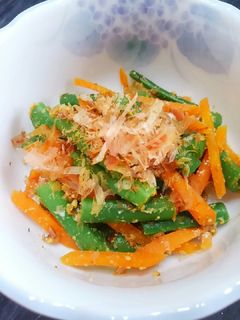 いんげんとにんじんのゴマおかか和え☆-レシピのメイン写真
