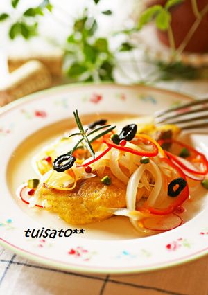 ＊白身魚の華麗なエスカベッシュ＊-レシピのメイン写真