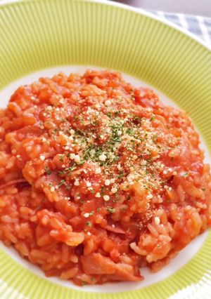 冷ご飯とケチャップで簡単リゾット-レシピのメイン写真