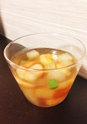 夏にぴったり！冬瓜のゼリー仕立て-レシピのメイン写真