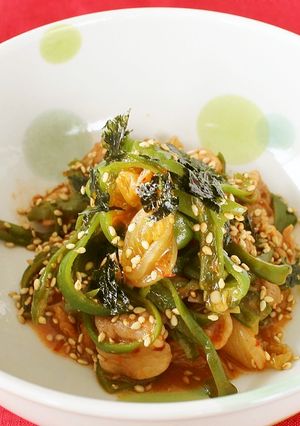 栄養満点！レンジで豚キムチ！-レシピのメイン写真