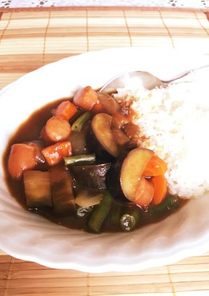 簡単！夏の茄子カレー-レシピのメイン写真