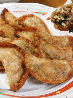 ナスとキャベツの揚げ餃子-レシピのメイン写真