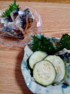 コアジとズッキーニの揚げ物-レシピのメイン写真