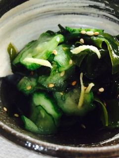 きゅうりとわかめの酢の物-レシピのメイン写真