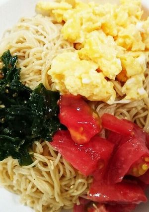 中華風汁無しそうめん-レシピのメイン写真