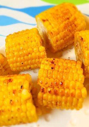 屋台の焼きとうもろこし♪にんにく醤油味-レシピのメイン写真