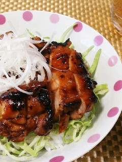 皮パリ☆ 鶏のきじ焼き丼-レシピのメイン写真