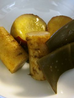 さつまいもと牛蒡と昆布の煮物 お弁当-レシピのメイン写真