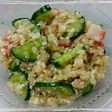 キヌアと豆腐のさっぱりサラダ