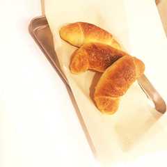 รูปของ 手捏ねで簡単パン☆塩パン☆朝食にも最適☆