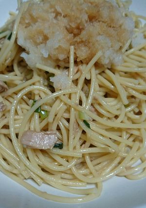 なすとツナとおろしの和風パスタ-レシピのメイン写真