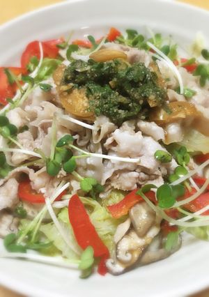 温野菜＊豚しゃぶサラダ-レシピのメイン写真