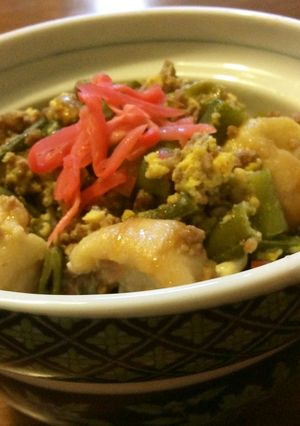 子供も喜ぶいんげん丼-レシピのメイン写真
